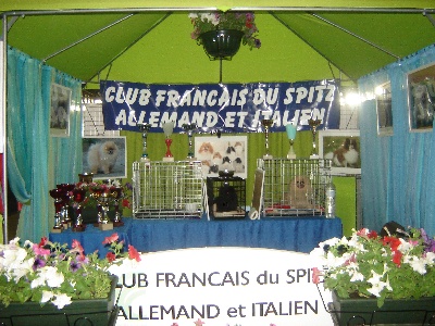 De la source des evoissons - le stand au Championnat de France 2010